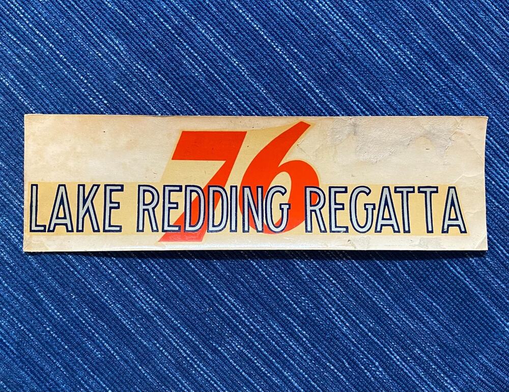 VTG Union 76 Oil Lake Redding Regatta California Decal Gas Station Souvenir